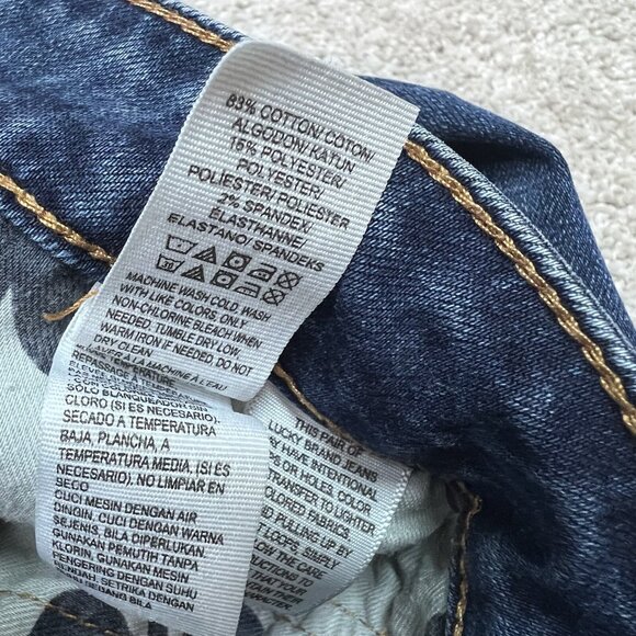 Lucky Brand Jeans Lolita Skinny Blue Pockets Women’s Size 0 - Picture 9 of 14